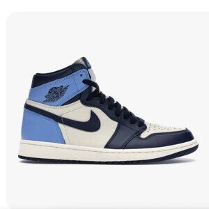 Nike Air Jordan 1 Retro High OG Obsidian Navy white black Sneakers shoes 8